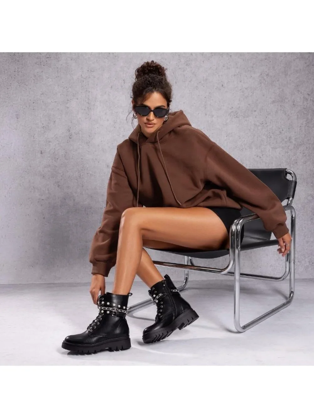 Stylish Lace-Up Women's Combat Ankle Boots | Trendy Footwear for Every Occasion